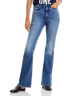 rag & bone - Casey High Rise Flare Jeans in Malibu