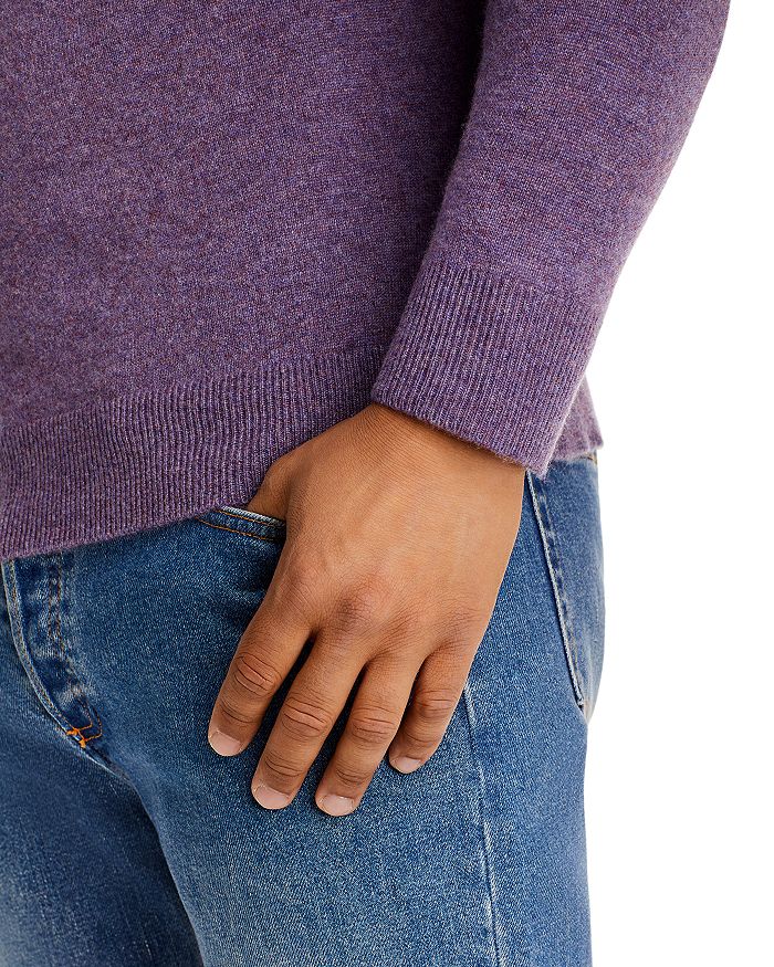 The Men's Store At Bloomingdale's Cashmere V-neck Sweater - 100% Exclusive In Heather Purple