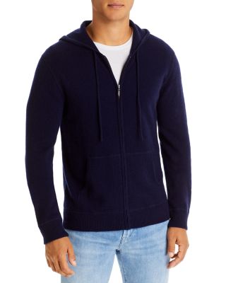 Cashmere Zip Front Hoodie