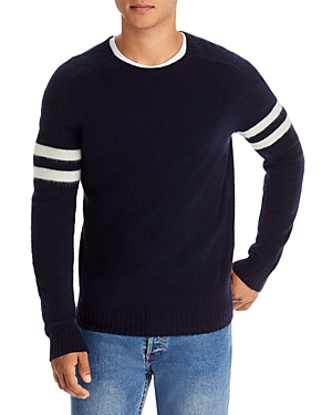 The Men's Store at Bloomingdale's Cashmere Striped Sleeves Sweater