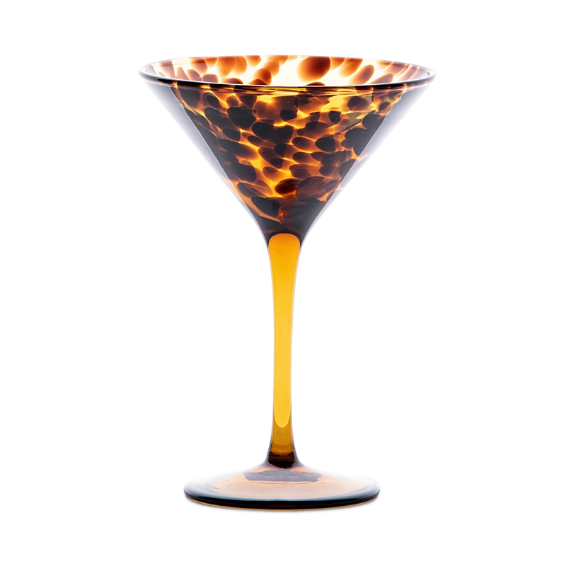 Juliska Puro Tortoiseshell 7 Oz. Martini Glass In Espresso