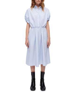 Maje striped shirt dress hotsell