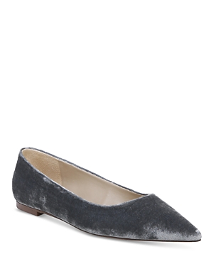 Sam Edelman Women's Wanda Pointed Toe Flats In Smoke Blue