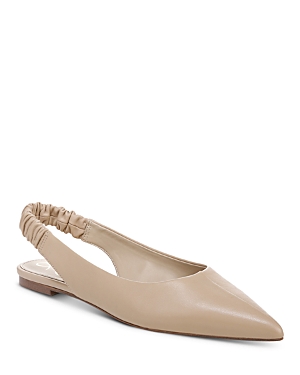 Sam Edelman Whitney Slingback Pointed Toe Flat Macadamia 5.5 In Macadamia