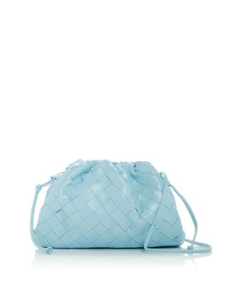 Shop Bottega Veneta The Mini Shiny Leather Pouch