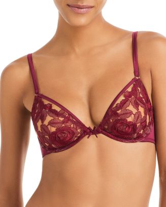 Vampire Rose Embroidery Demi Bra main image 0