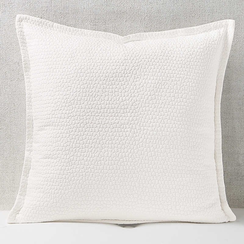 Hudson Park Collection Signature Pebbled Matelasse Euro Sham, Pair