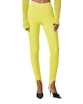 Herve Leger Variegated Rib Stirrup Leggings