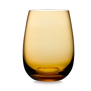 Nude Glass Colored U Tumbler, Set Of 4 In Amber