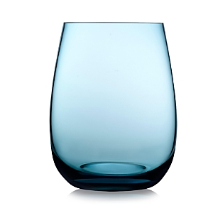 Nude Glass Colored Tumbler, Set Of 4 In Petrolium Green