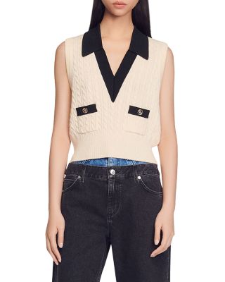 Sandro Maggy Sweater Vest