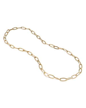 MARCO BICEGO JAIPUR LINK 18K YELLOW GOLD OVAL LINK LONG CONVERTIBLE NECKLACE, 36