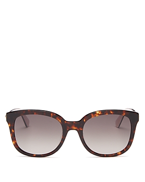 Kate Spade New York Square Sunglasses, 53mm In Havana/brown Gradient