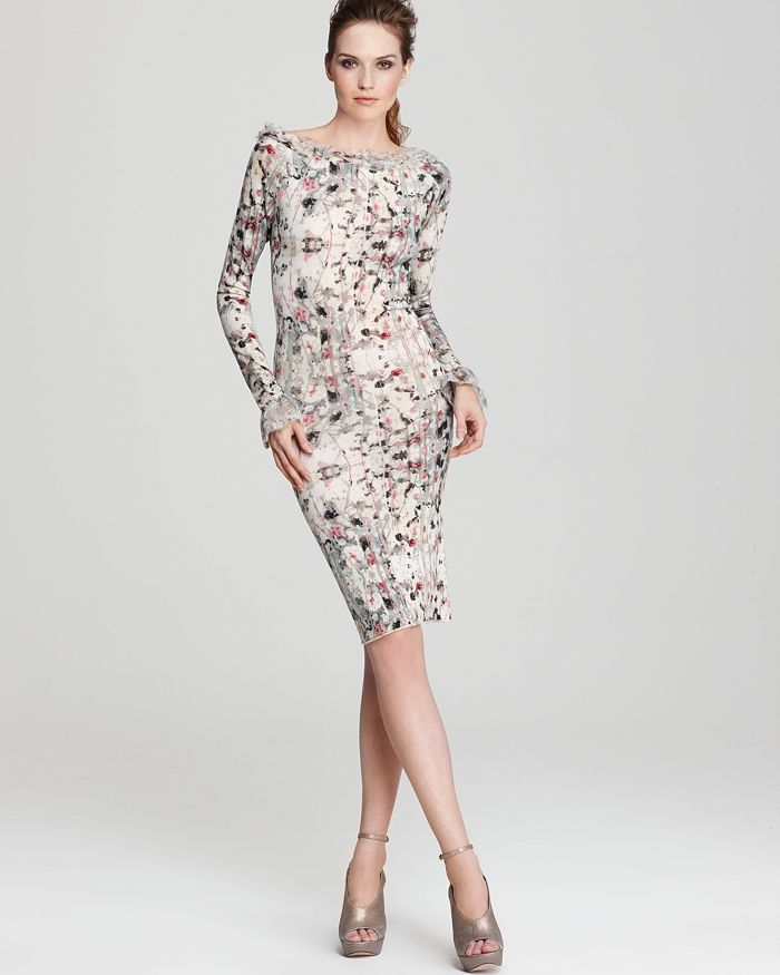 Zac Posen Printed Knit Dress | Bloomingdale's