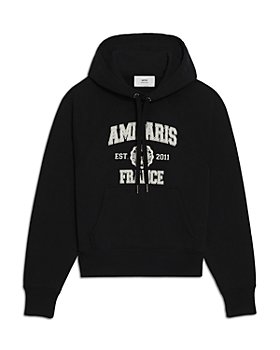 AMI - Paris Logo Hooded Sweatshirt