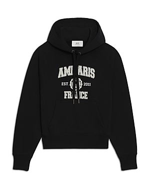 Ami Paris Logo Hooded Sweatshirt