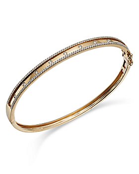 Bloomingdale's - Diamond Bangle Bracelet in 14K Yellow Gold, 0.55 ct. t.w. - 100% Exclusive