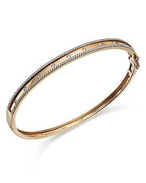 Bloomingdale's Diamond Bangle Bracelet In 14k Yellow Gold, 0.55 Ct. T.w. - 100% Exclusive