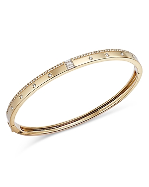 Bloomingdale's Diamond Bangle Bracelet In 14k Yellow Gold, 0.65 Ct. T.w. - 100% Exclusive