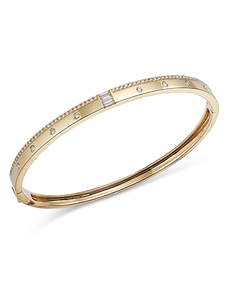 Bloomingdale's Diamond Bangle Bracelet In 14k Yellow Gold, 0.65 Ct. T. W. - Exclusive In Gold