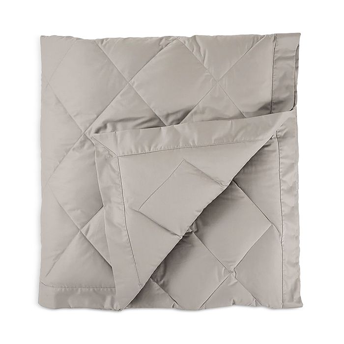 Scandia Home The Diamond Quilted Everyday Down Blanket, Twin In Shale