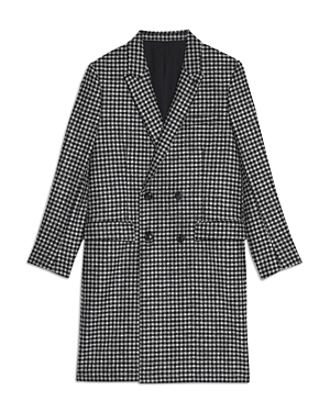 Ami Double Breasted Checked Coat