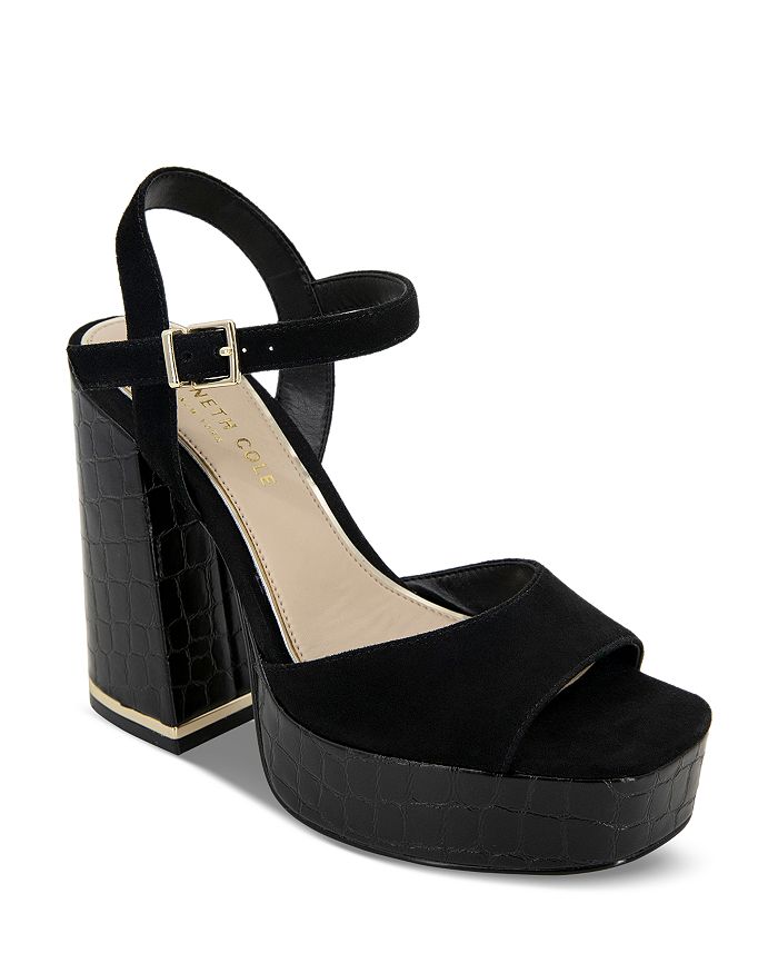 Kenneth Cole Women's Dolly Ankle Strap Platform Heeled Sandals ...