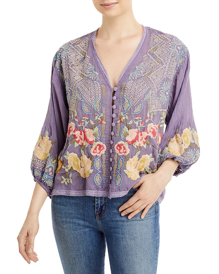 Johnny Was Castana Blouse | Bloomingdale's
