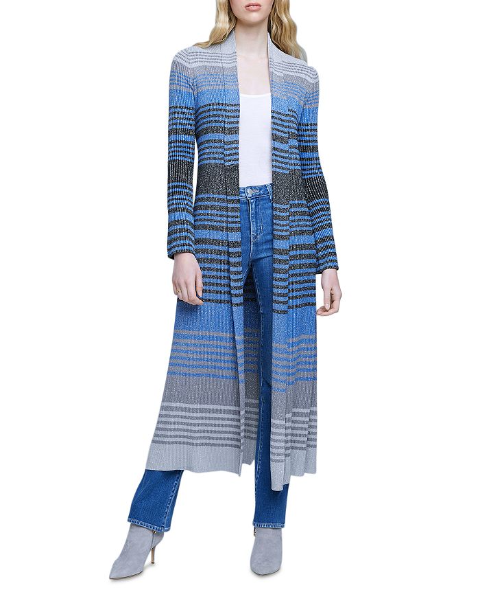 Metallic duster cardigan store