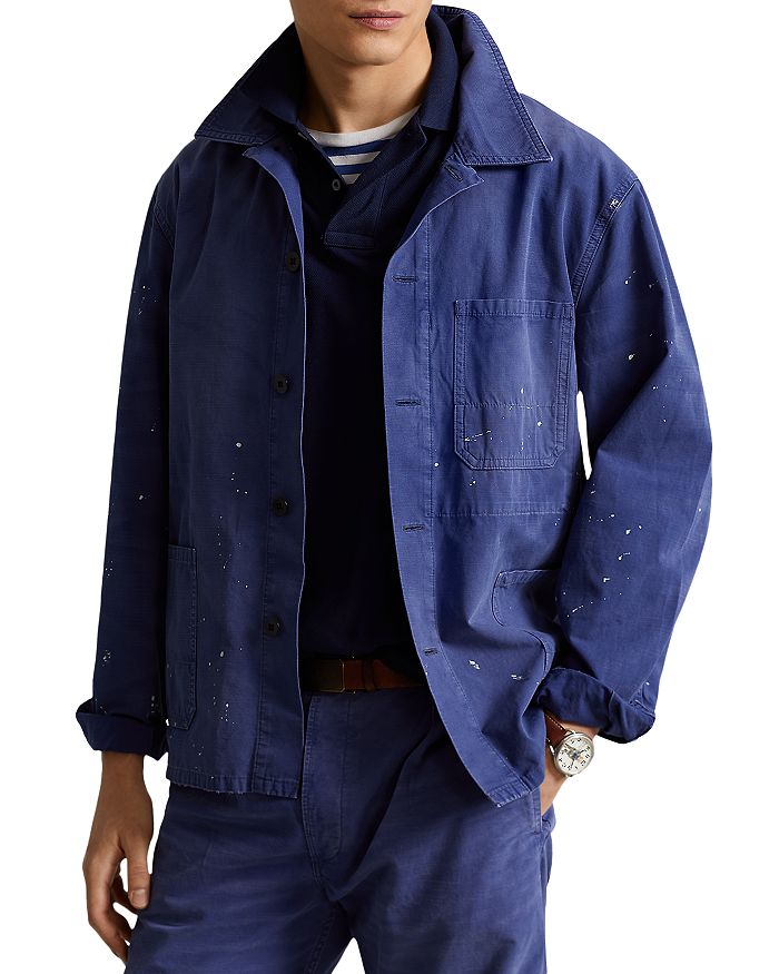 Polo Ralph Lauren Distressed Denim Chore Jacket | Bloomingdale's