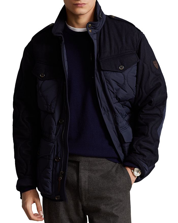 Ralph lauren yoke quilted sale coat