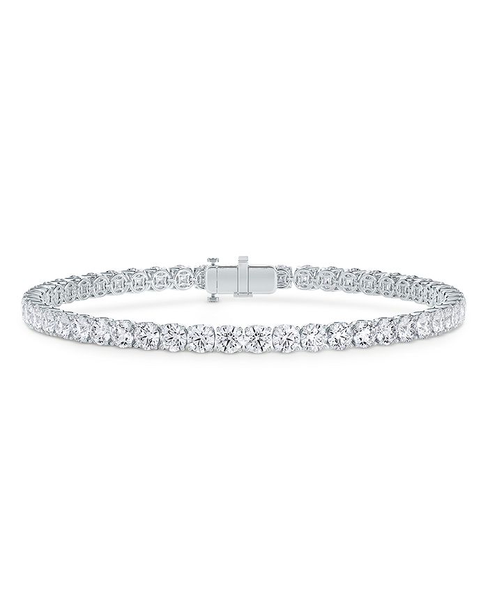 De Beers Forevermark Diamond Classic Line Bracelet in 18K White Gold 5