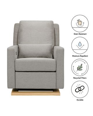 Sigi Electronic Recliner and Glider in Eco Performance Fabric with USB Port