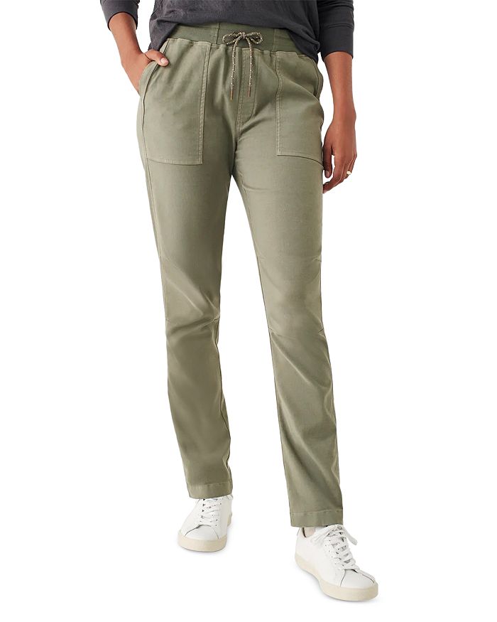 Faherty Traveler Drawstring Pull On Pants | Bloomingdale's