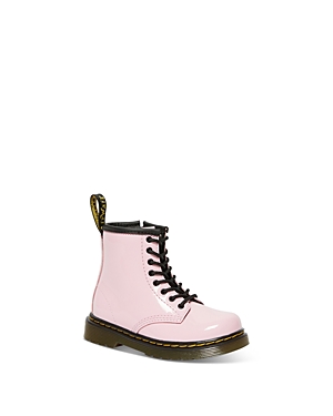 Dr. Martens Girls' T Pale Pink Patent Lamper Boot - Toddler