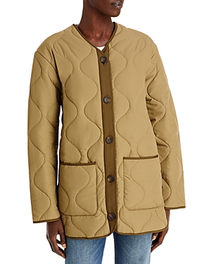 Rails Elin Oversize Quilted Jacket In Sage