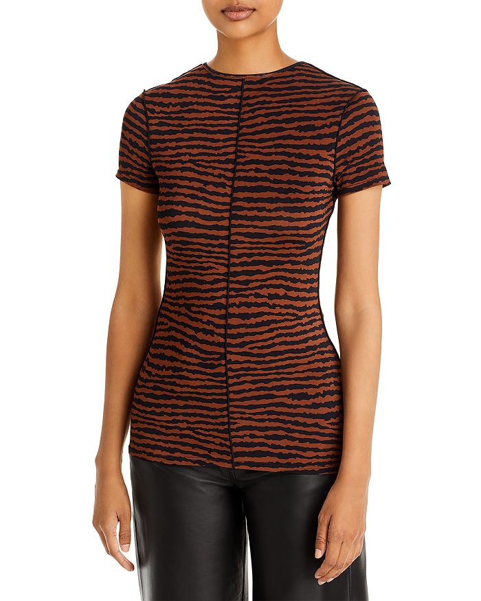 Proenza Schouler White Label Short Sleeve Jersey Top Bloomingdale's