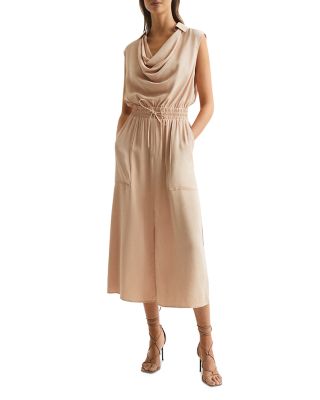 REISS - Tia Sleeveless Midi Dress