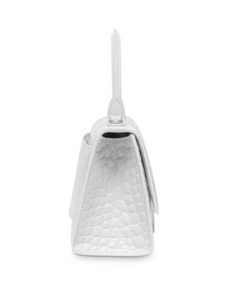 Hourglass XS Handbag Crocodile Embossed