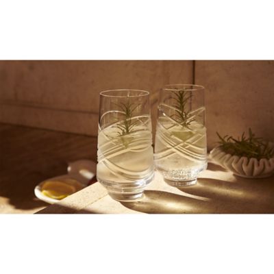 Aran Mastercraft Hi Ball Glasses, Set of 2