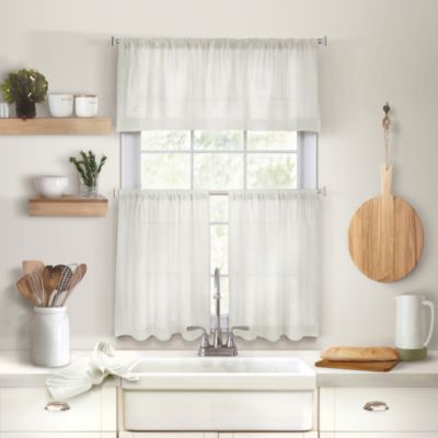 Elrene Home Fashions - Cameron Kitchen Window Sets