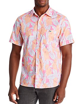 Bloomingdales Men Clothing Shirts Short sleeved Shirts Classic Fit Banana Tropical Short Sleeve Shirt 