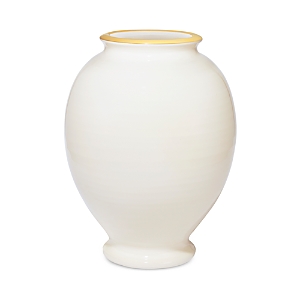 Shop Aerin Siena Large Vase In Cream