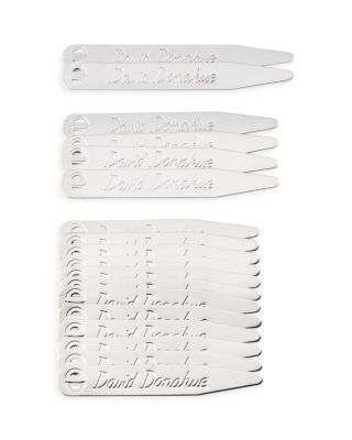 David Donahue 18-Pc. Brass Plated Collar Stays