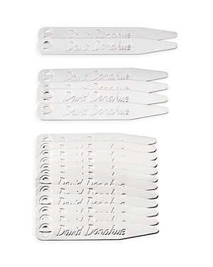 David Donahue 18-pc. Brass Plated Collar Stays In Silver