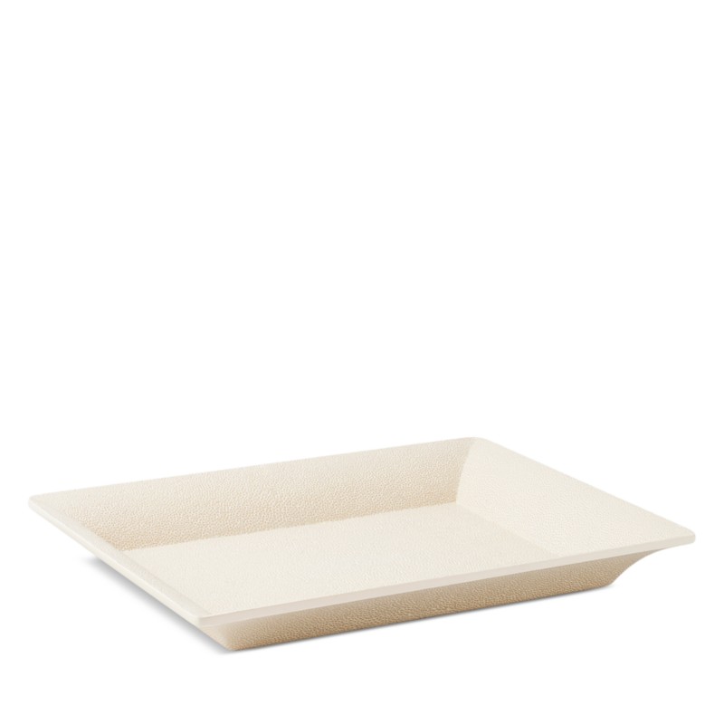 Aerin Shagreen Small Tray in Cream