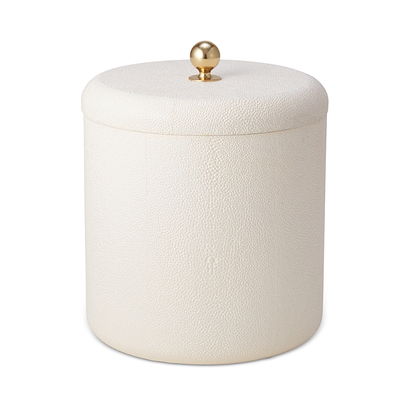 Aerin Shagreen Lidded Ice Bucket In Cream