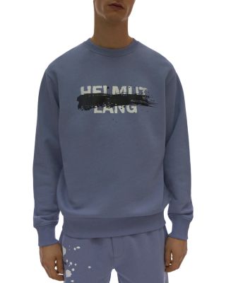 Helmut Lang Stencil Cotton Crewneck Sweatshirt Bloomingdale s