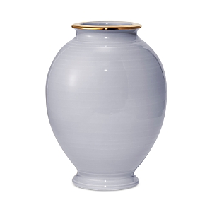 Aerin Siena 11.8" Large Vase, Blue Haze In Blue Haze