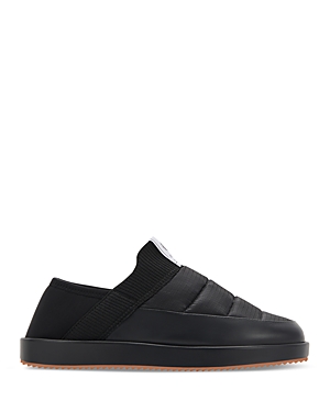 Greats Men's Nero Foster Quilted Closed Back Slip On Slippers In Black